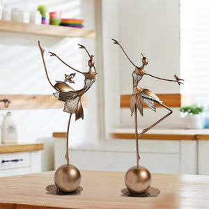 Charmante figurine de jardin dansante