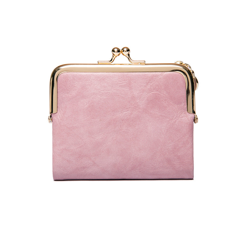 Mini porte-monnaie carré à la mode pour dames