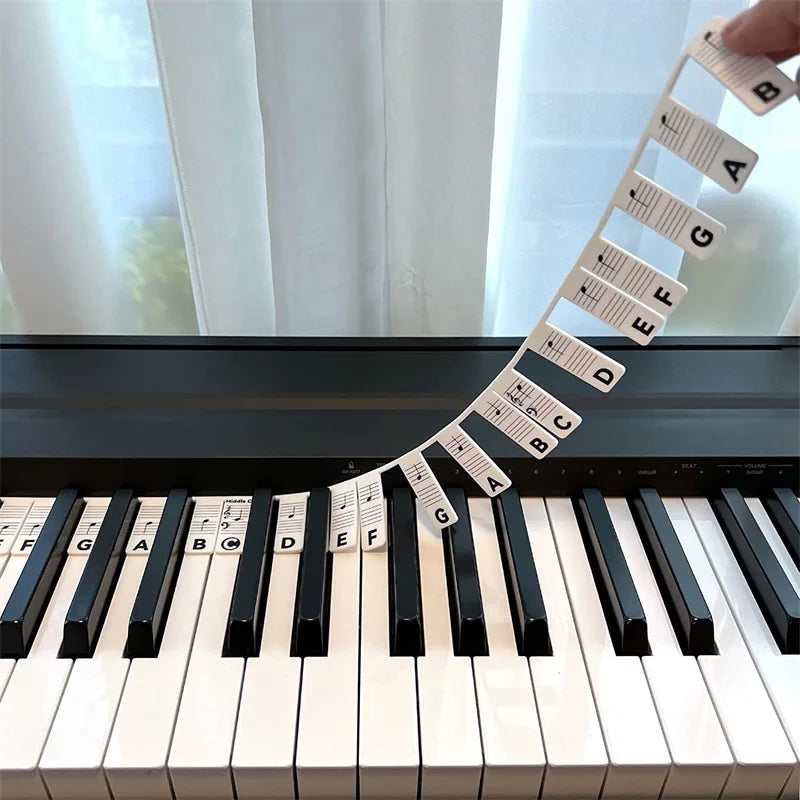 🎁Étiquettes Amovibles pour Partitions de Clavier de Piano