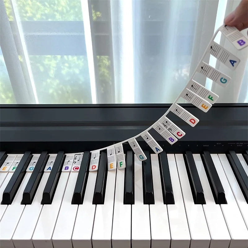 🎁Étiquettes Amovibles pour Partitions de Clavier de Piano