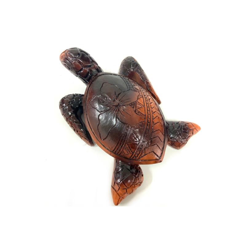 Sculpture sur bois tortue hawaïenne