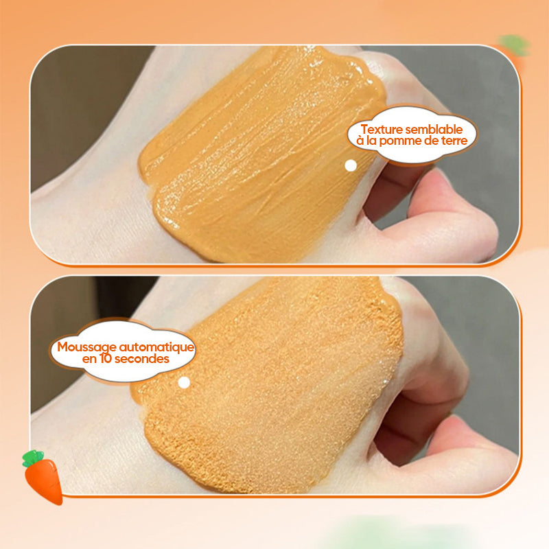 Masque en Mousse à l'Acide Carotte Complex (lot de 12)