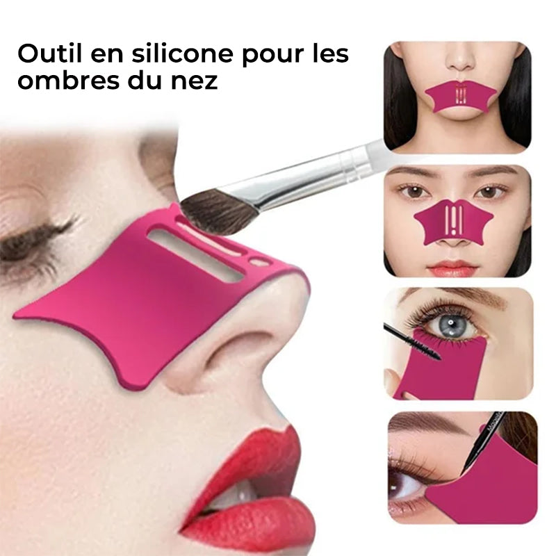Outil d'ombre à paupières en silicone