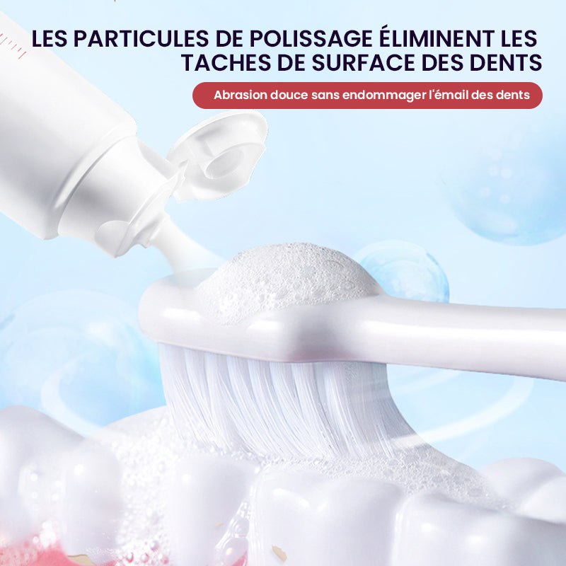 Dentifrice probiotique éclaircissant et enlevant les taches