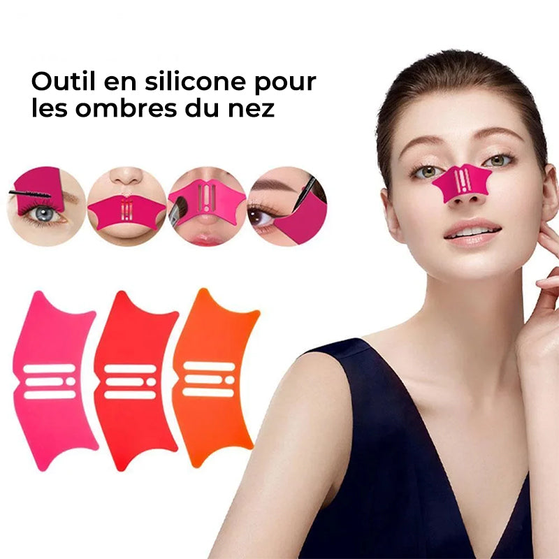 Outil d'ombre à paupières en silicone