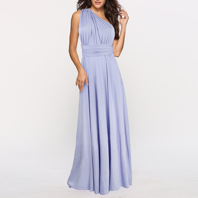 Robe dos nu croisé en corde