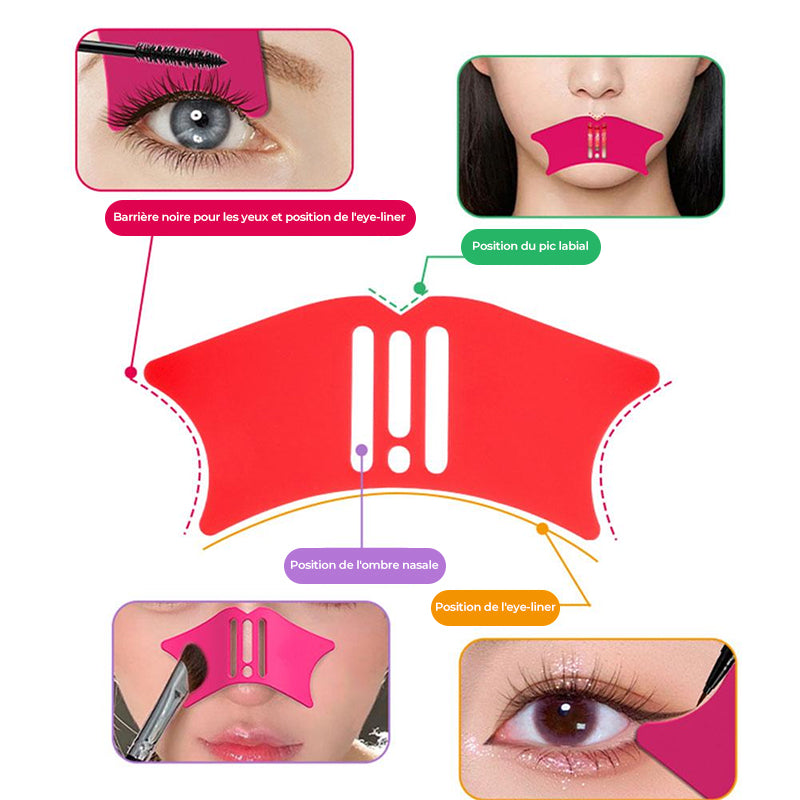 Outil d'ombre à paupières en silicone