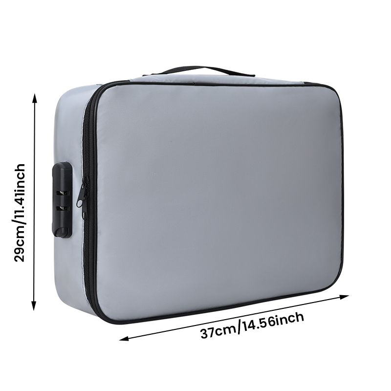 Sac de Rangement Verrouillable Imperméable et Ignifuge