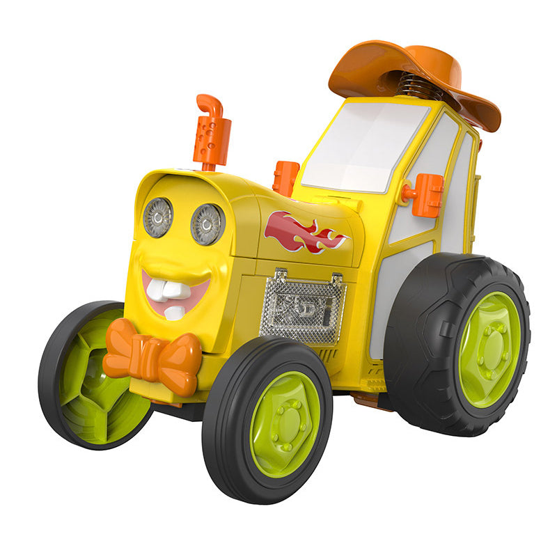 Voiture folle qui saute