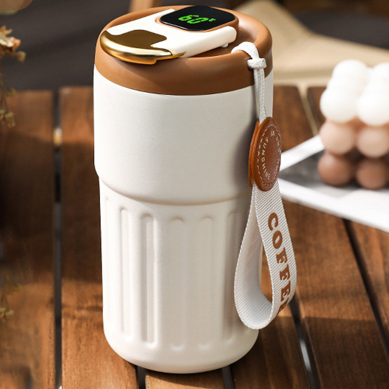 Thermos à café avec affichage de la température