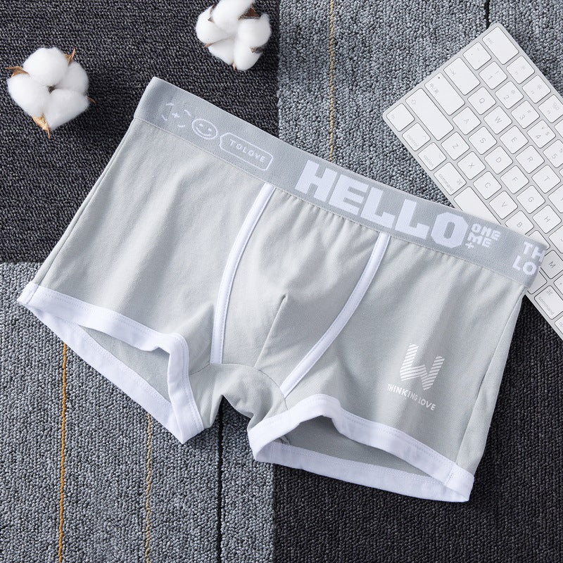 Sous-vêtements masculins en coton respirant