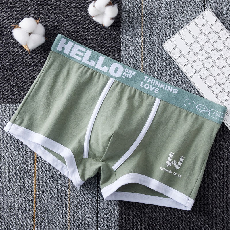 Sous-vêtements masculins en coton respirant