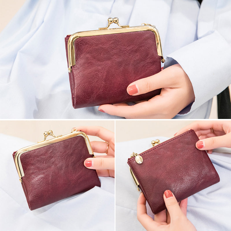 Mini porte-monnaie carré à la mode pour dames