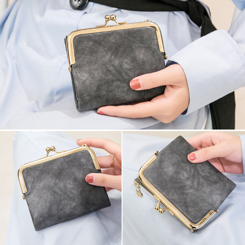 Mini porte-monnaie carré à la mode pour dames