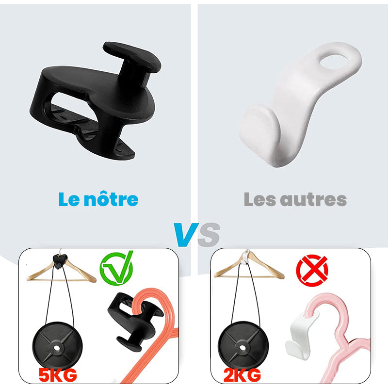Crochet de connexion pour cintre (18pcs)