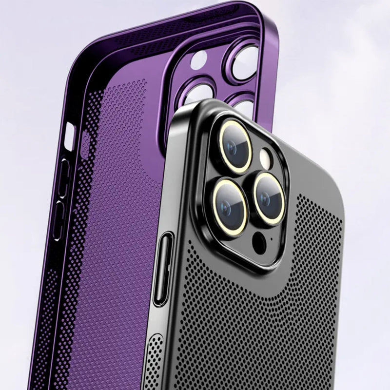 Etui de téléphone à dissipation de chaleur par galvanoplastie