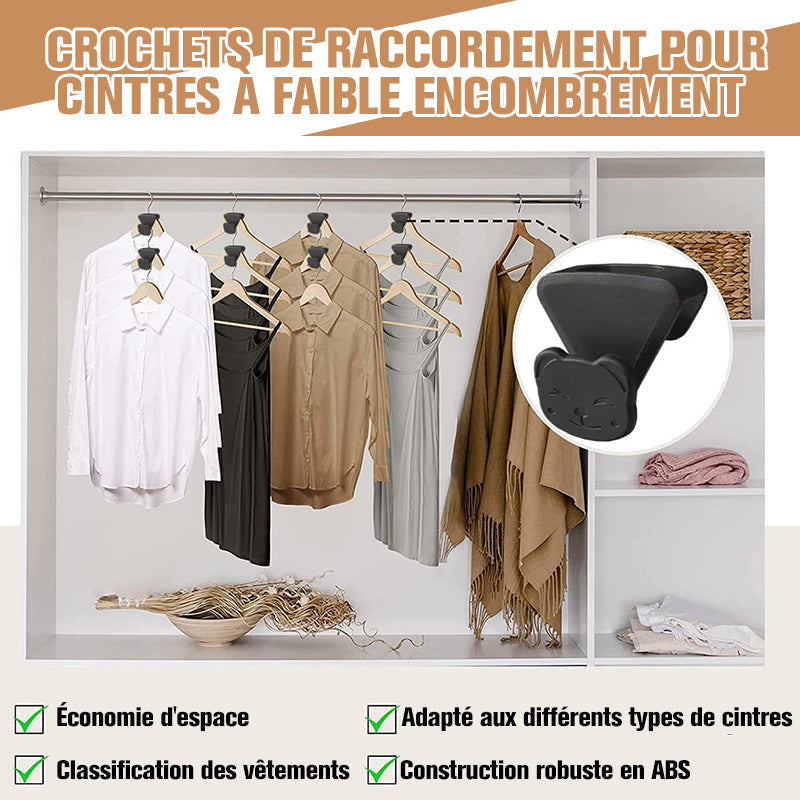Crochet de connexion pour cintre (18pcs)