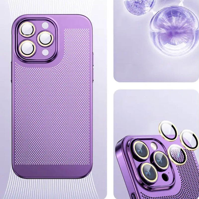 Etui de téléphone à dissipation de chaleur par galvanoplastie