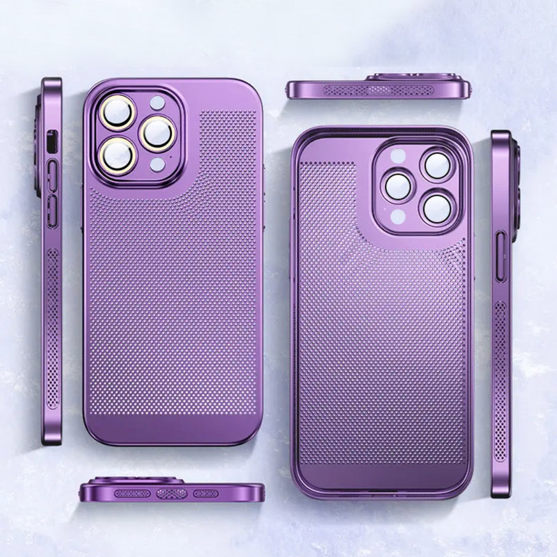 Etui de téléphone à dissipation de chaleur par galvanoplastie