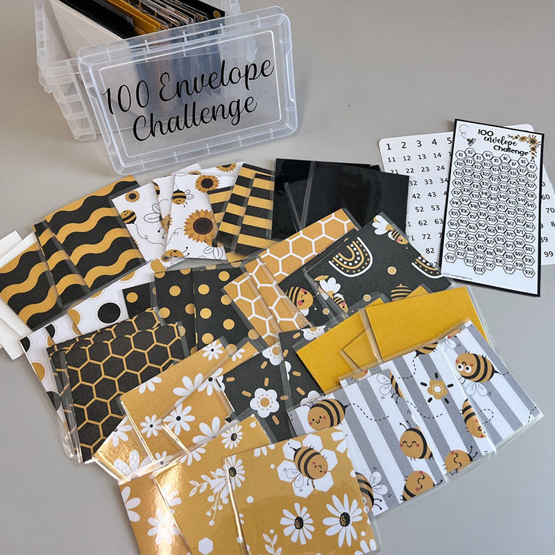 Coffret défi 100 enveloppes