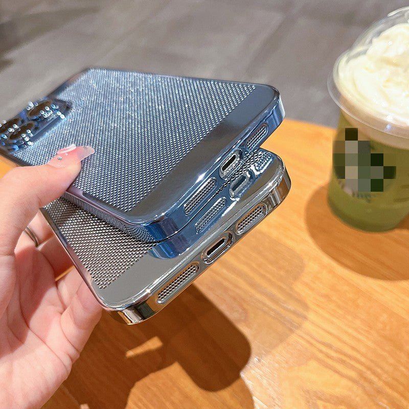 Etui de téléphone à dissipation de chaleur par galvanoplastie