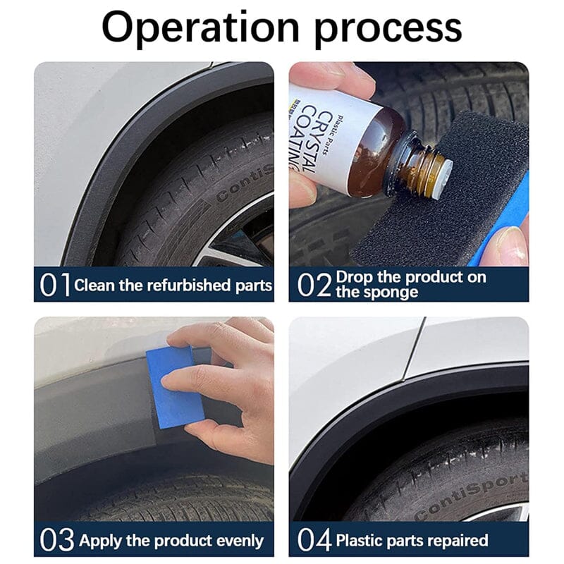 Pièces plastiques Revêtement cristallin