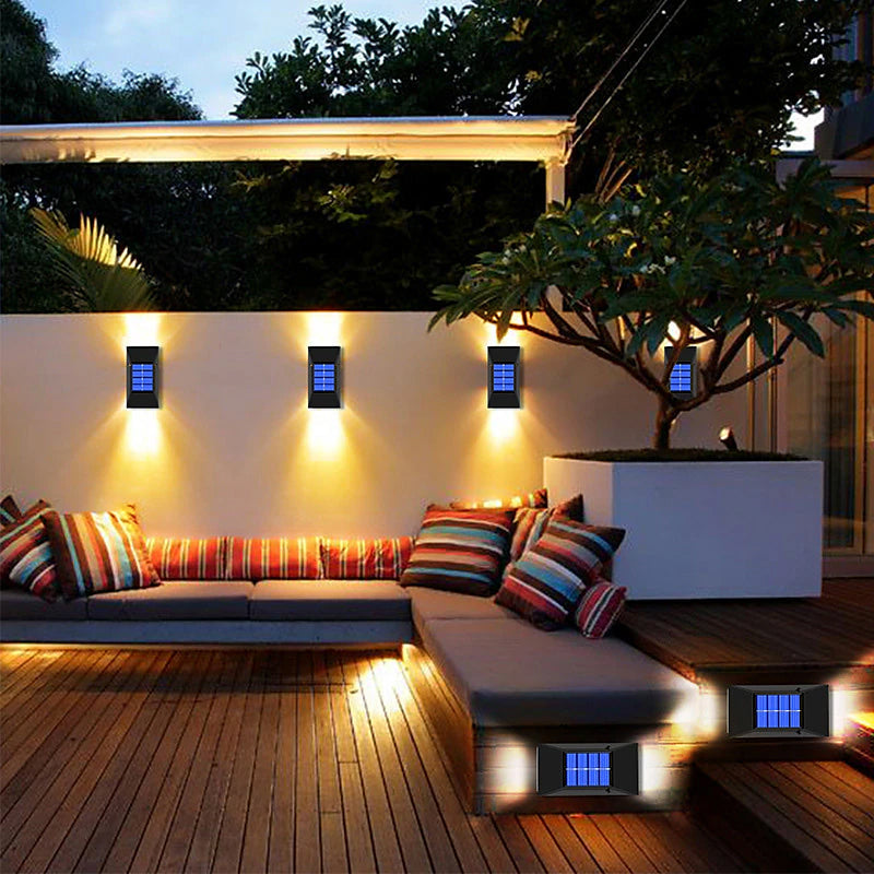 Lumière de Clôture pour Décoration de Jardin(2 pcs)