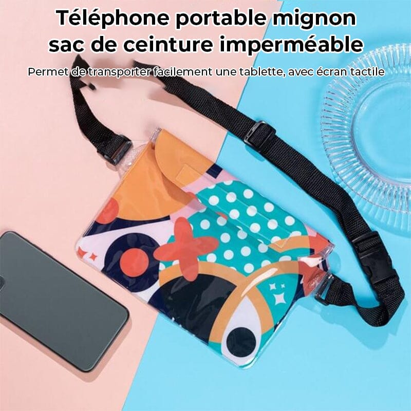 Sac à bandoulière à trois volets avec écran tactile