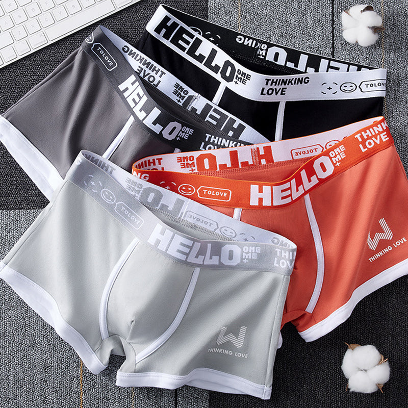 Sous-vêtements masculins en coton respirant