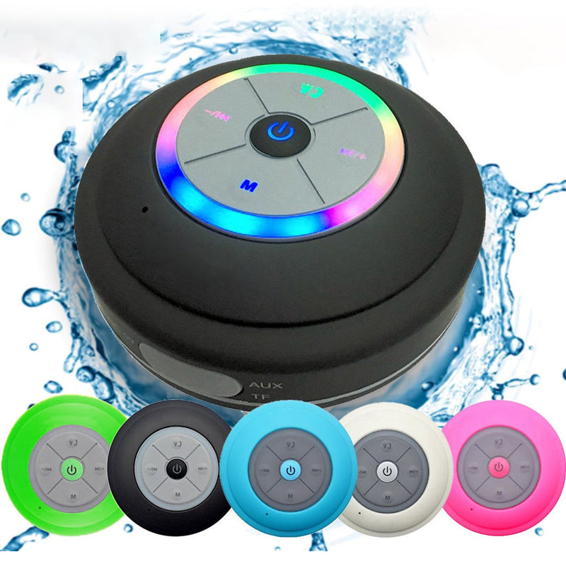 Enceinte sans fil étanche avec lumières LED