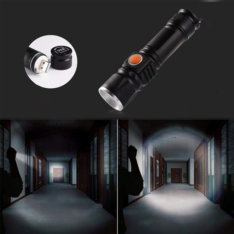 USB Rechargeable Mini LED Flashlight