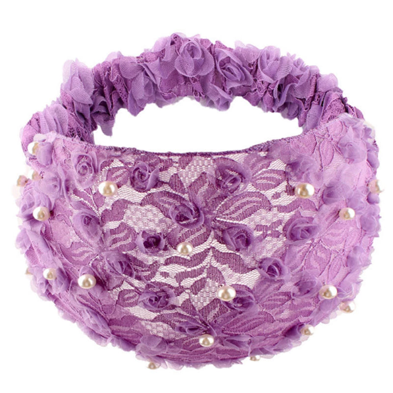 Bandeau élastique Bandana Tricoté En Perles Pour Femmes