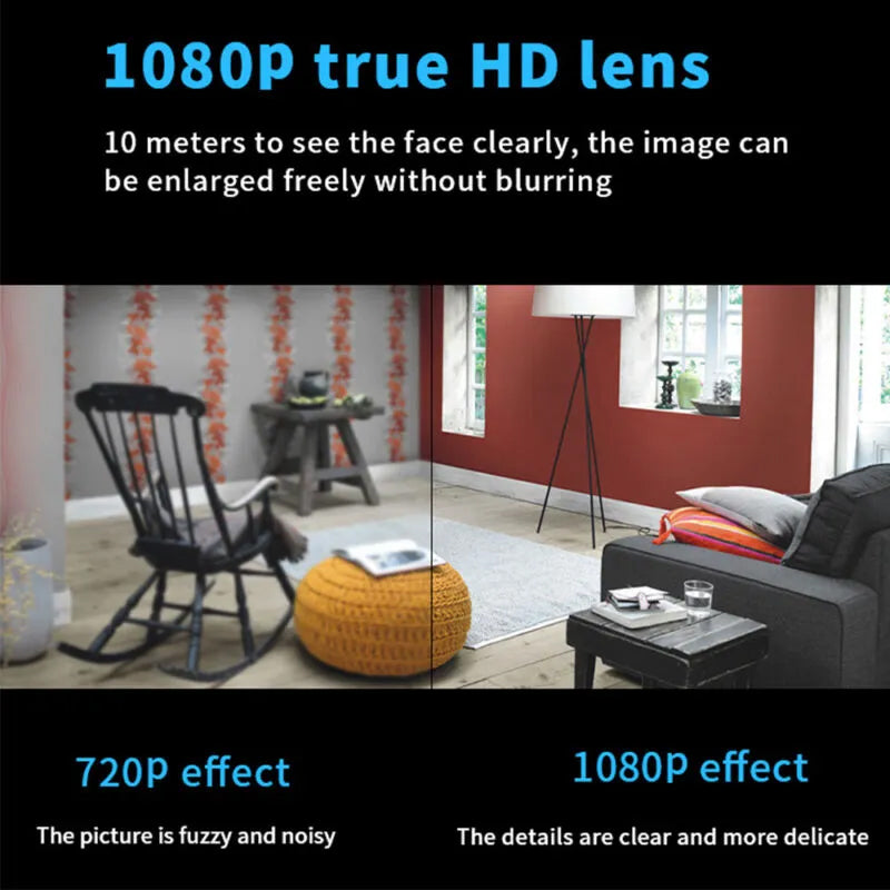 Mini caméra Wi-Fi 1080P HD