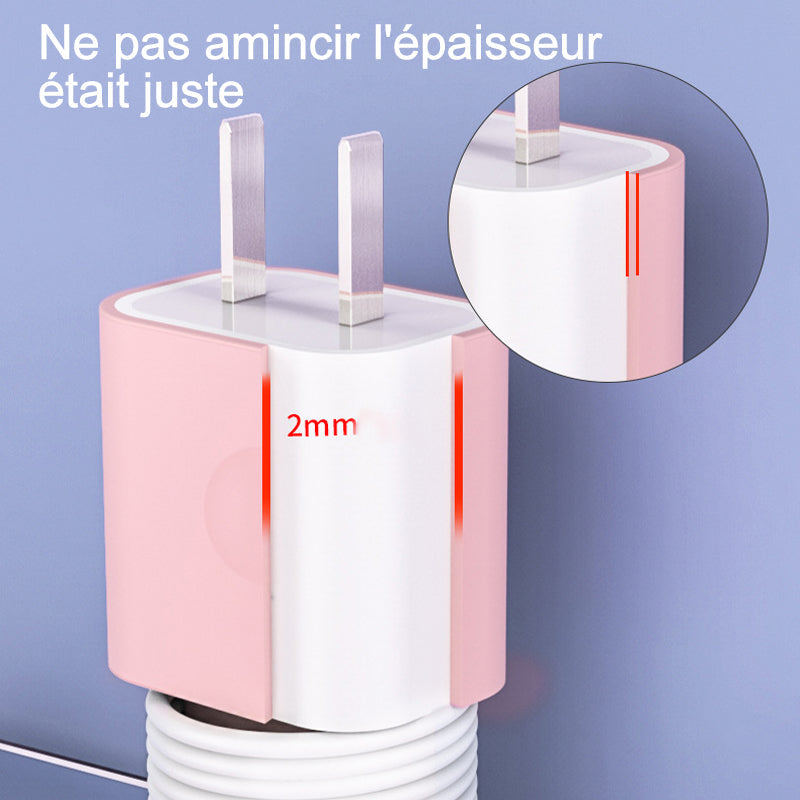 🎄Protecteur de Chargeur en Silicone 2 en 1