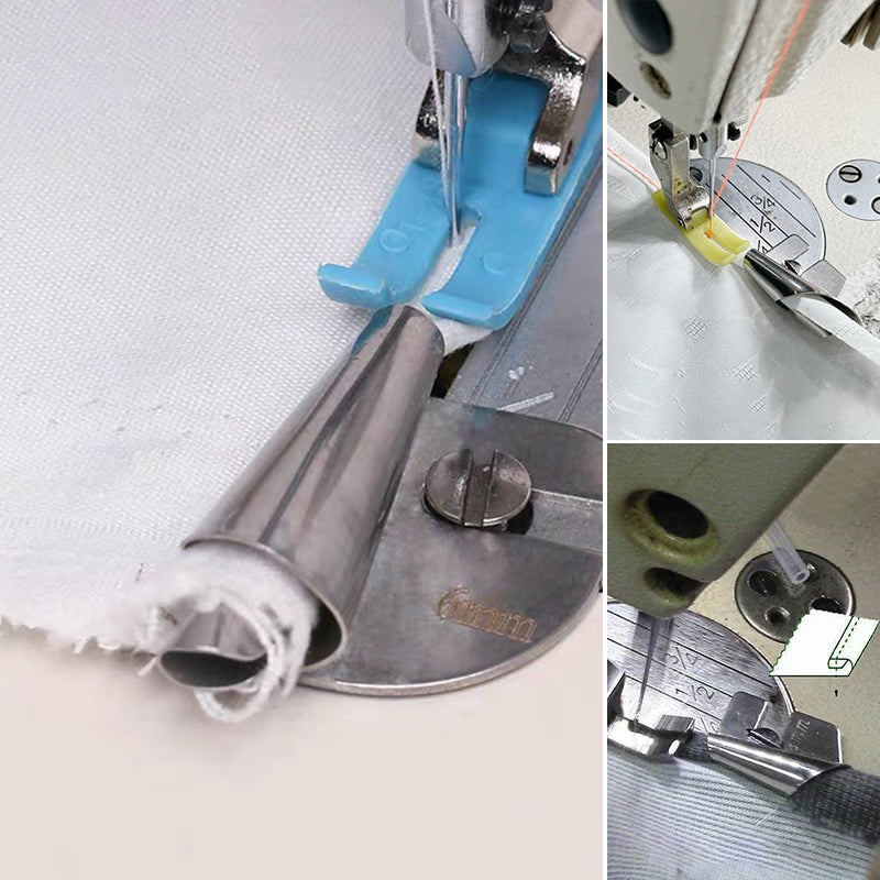 Couture ourlet roulé pied