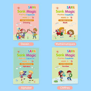 👨‍👶‍👦Cahier d'Exercice d'Écriture pour Enfant d'Âge Préscolaire