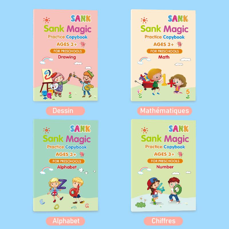 👨‍👶‍👦Cahier d'Exercice d'Écriture pour Enfant d'Âge Préscolaire