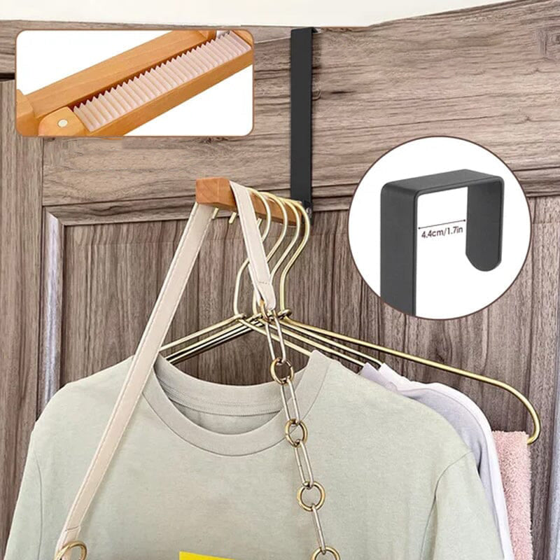Crochets Pliables en Bois pour Porte