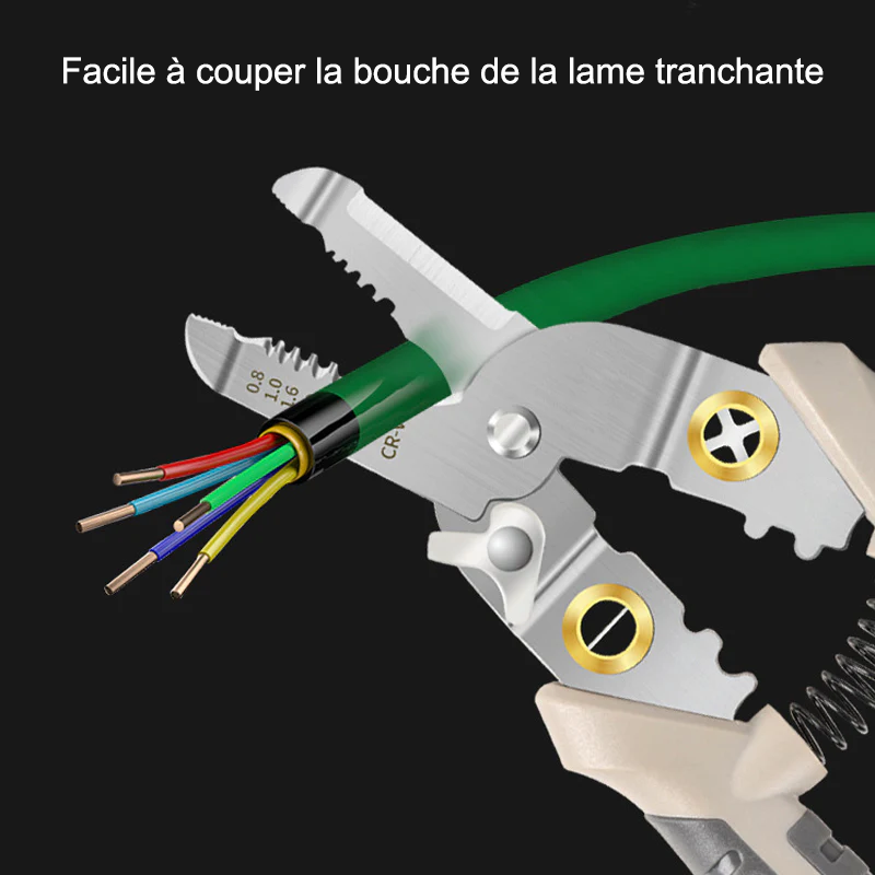Pince à dénuder multifonctionnelle portable
