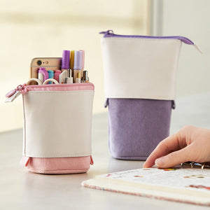 Trousse à crayons polyvalente en cordon