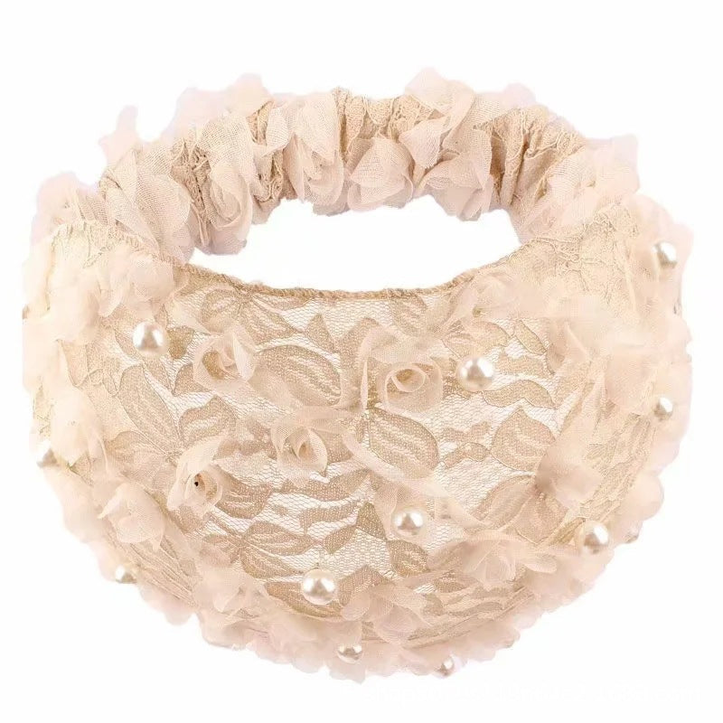 Bandeau élastique Bandana Tricoté En Perles Pour Femmes