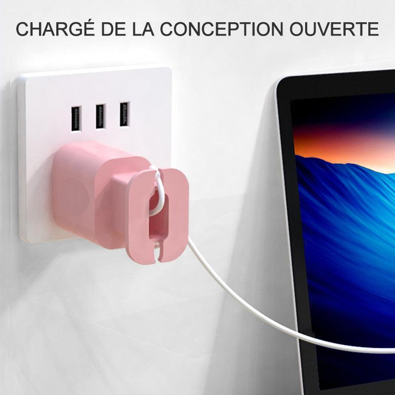 🎄Protecteur de Chargeur en Silicone 2 en 1