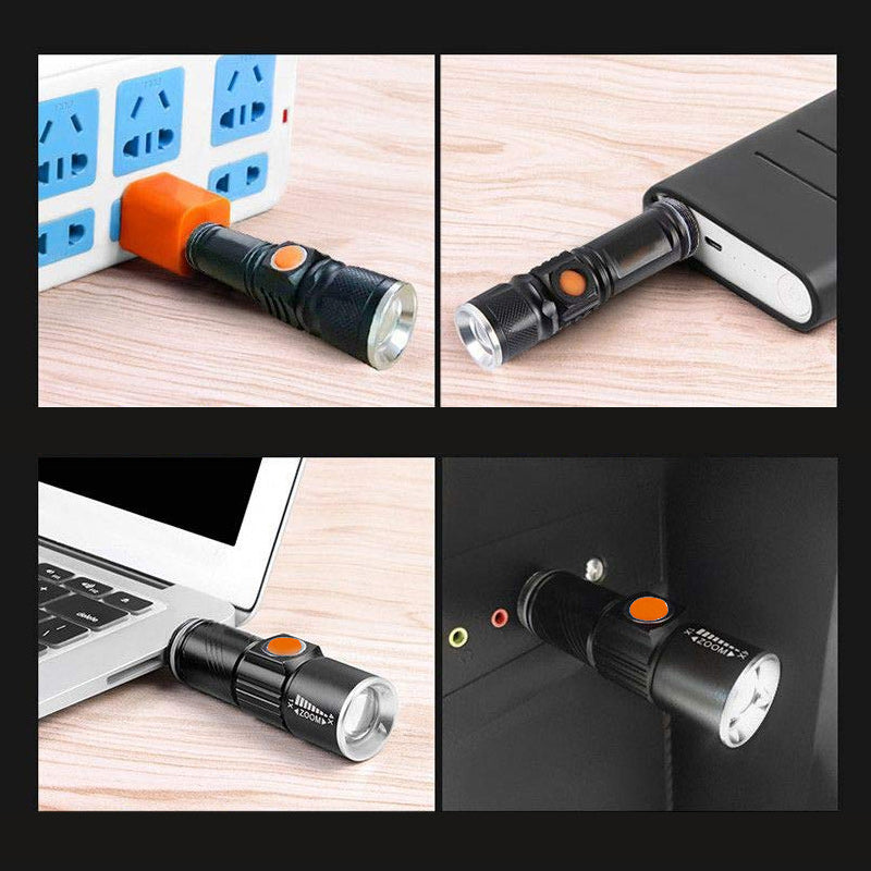 USB Rechargeable Mini LED Flashlight