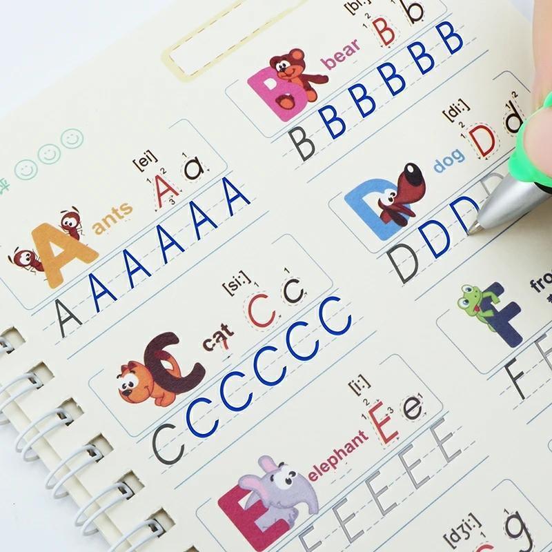 👨‍👶‍👦Cahier d'Exercice d'Écriture pour Enfant d'Âge Préscolaire