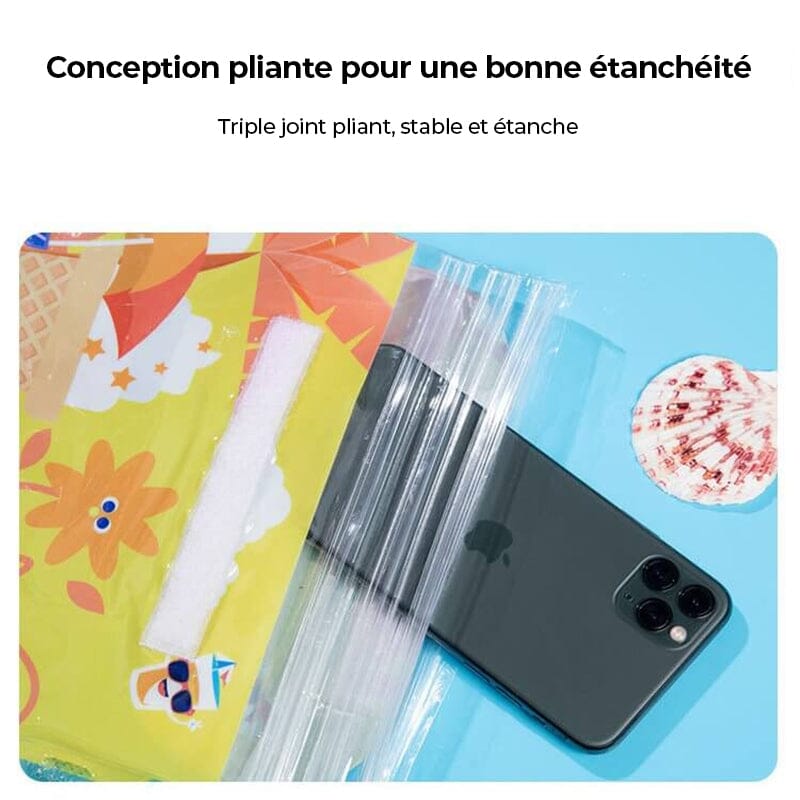Sac à bandoulière à trois volets avec écran tactile