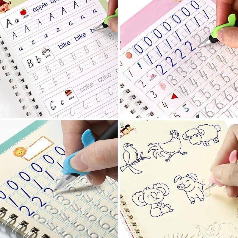 👨‍👶‍👦Cahier d'Exercice d'Écriture pour Enfant d'Âge Préscolaire