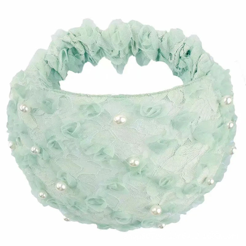 Bandeau élastique Bandana Tricoté En Perles Pour Femmes