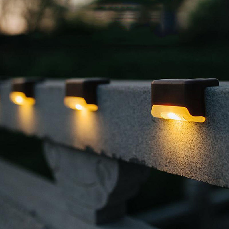 Lumières d'escalier extérieures solaires (4PCS)