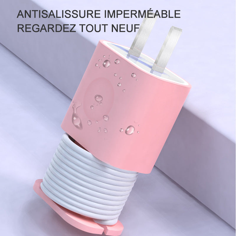 🎄Protecteur de Chargeur en Silicone 2 en 1