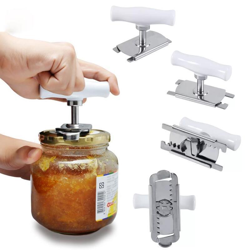😍Taille réglable en acier inoxydable Ouvre-bouteille